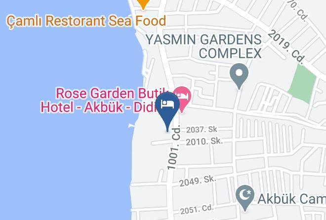 Milas - Begonville Hotel Maps