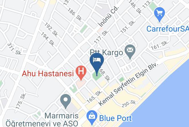 Marmaris - Marmaris Begonville Hotel Maps