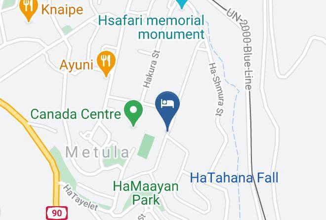 Metulla - Begoren Metula Maps