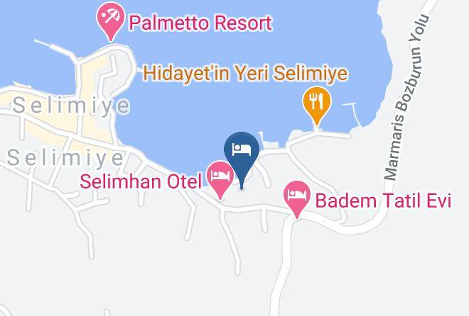 Mugla - Begovina Otel Maps