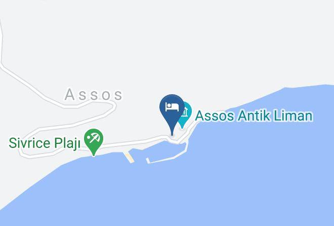 Assos Behram Hotel Map