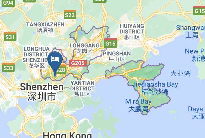 Shenzhen - Bei Hai Dao Jiu Dian Shen Zhen Ping Hu Dian Maps