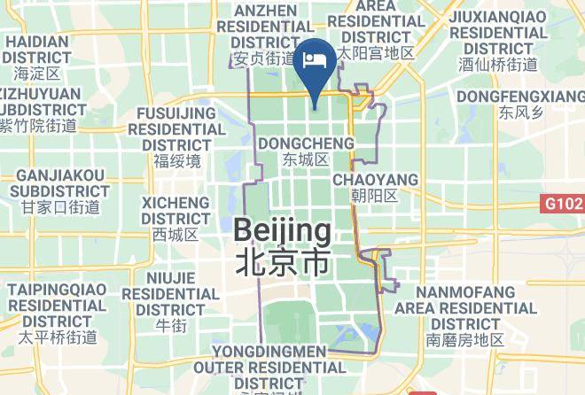 Beijing 161 Lama Temple Courtyard Hotel Map
