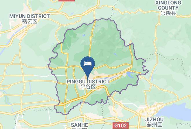 Pinggu District - Beijing Dongxiao Xinyue Hotel South Gate Maps
