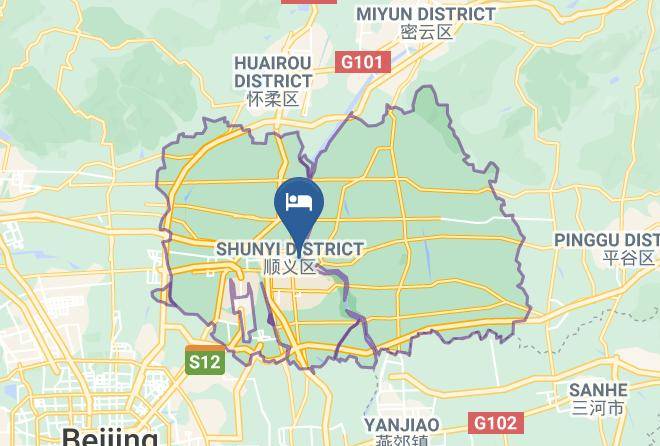 Shunyi District - Beijing Dongzhuyuan Hotel Maps