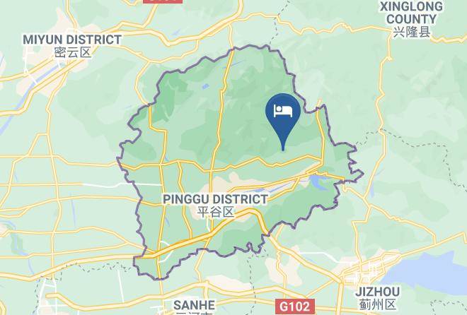 Pinggu District - Beijing Drunken Forget Pavilion Quadrangle Maps
