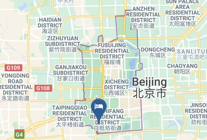 Xicheng District - Beijing Jingdu Zijincheng Hotel Maps