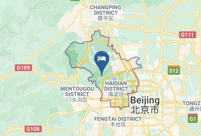 Haidian District - Beijing Jingmingyuan Hotel Southwest Gate Maps