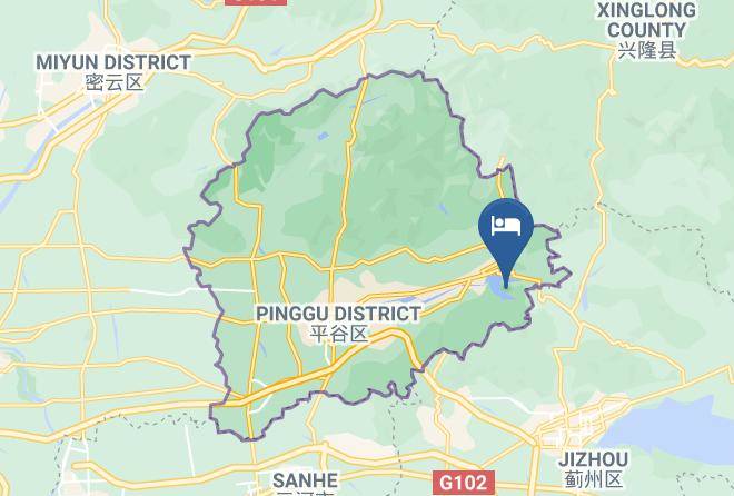 Pinggu District - Beijing Jinhai Lake Yacht Resort Maps