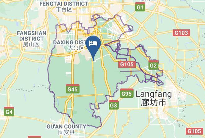 Daxing District - Beijing Jiufeng Rose International Hotel Maps