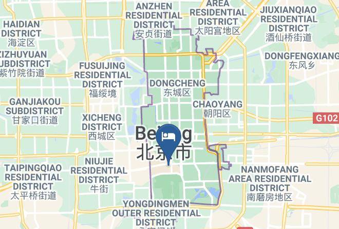 Dongcheng District - Beijing Ordos Siheyuan Aili Hotel Maps