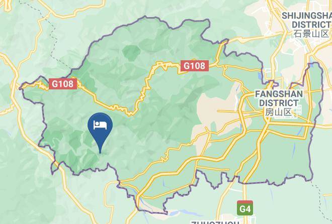 Fangshan District - Beijing Shidu Suburb Guet Hous Maps