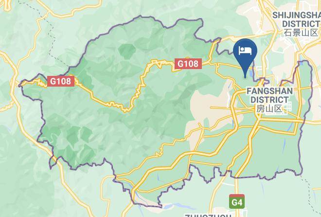 Fangshan District - Beijing Sky Line Resort Maps