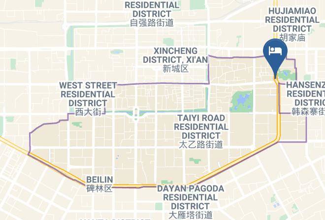 Xi An - Beijing Xinyandu Chain Hotel Maps