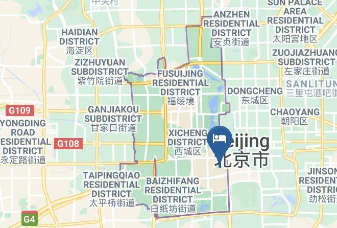 Xicheng District - Beijing Xinzhujia Hotel Maps