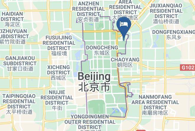 Dongcheng District - Beijing Yiju Condo Hotel Dongzhimen Dian Maps
