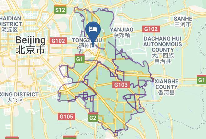 Tongzhou District - Beijing Yunheyuan Hotel Maps