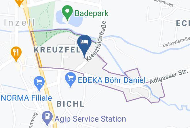 Traunstein - Beim Kreuzfelder Maps