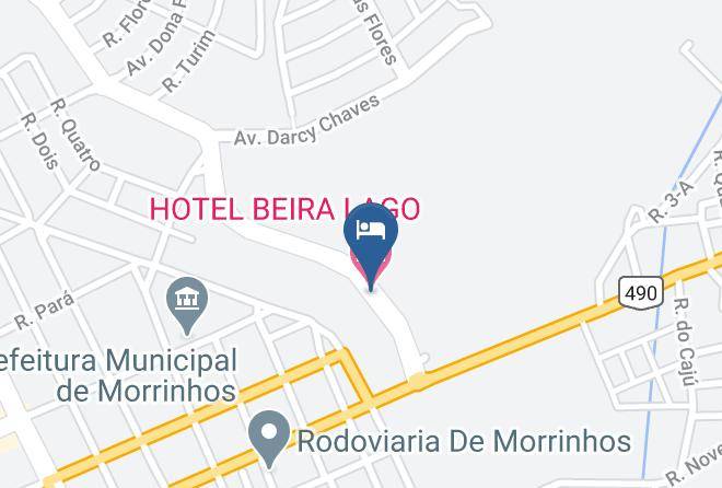 Morrinhos - Hotel Beira Lago Maps