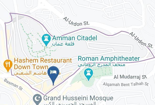 Amman - Beirut Hotel Maps