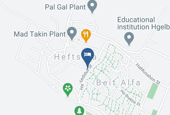 Bet Alfa - Beit Alfa Kibbutz Country Lodging Maps