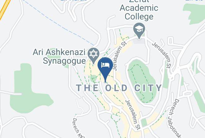Zefat - Beit Yosef The Rose Suite Maps