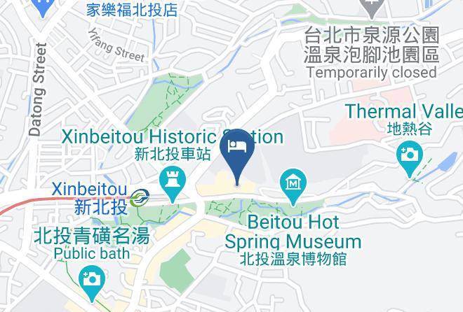 Beitou District Xinbeitou - Beitou Hot Springs Resort Maps