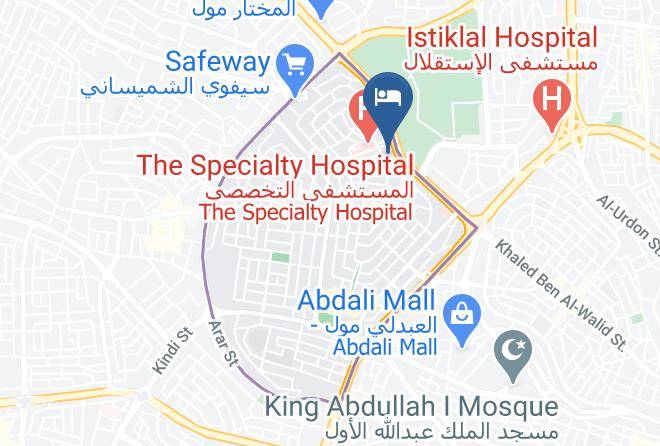 Amman - Beity Rose Suites Hotel Maps
