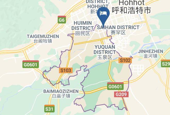 Hohhot - Beiyuan Hotel Maps