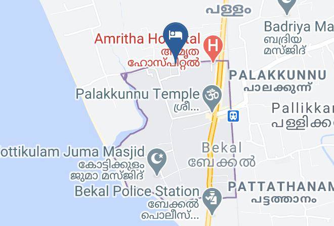 Hosdurg - Bekal Home Stay And Resorts Maps