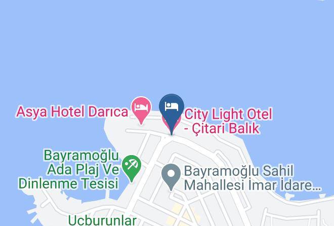 Darica - City Light Otel Citari Balik Maps