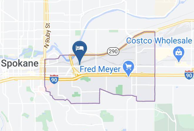 Spokane - Bel Air 7 Motel Maps