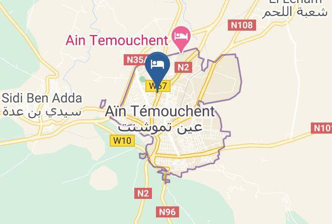 Ain Temouchent - Bel Air Hotel Maps