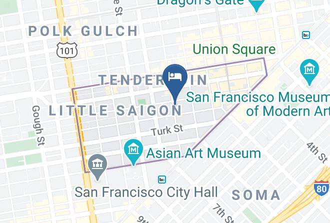 San Francisco - Bel Air Hotel Maps
