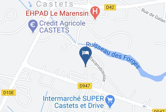 Landes - Bel Air Maison D'hotes Des Landes Maps
