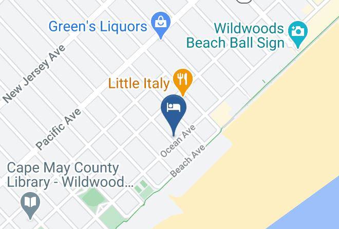 Cape May - Bel Air Motel Maps