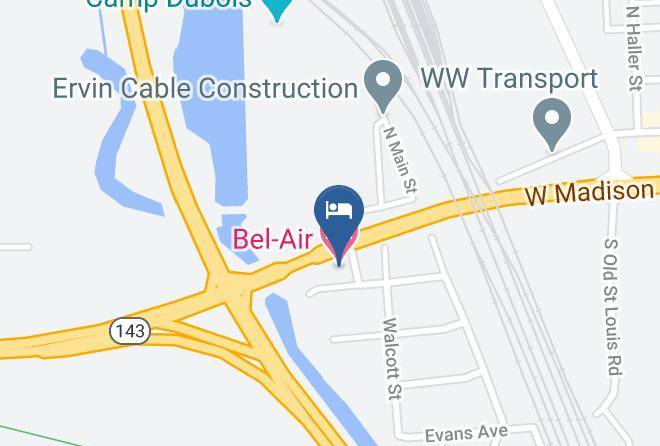 Madison - Bel Air Motel Maps