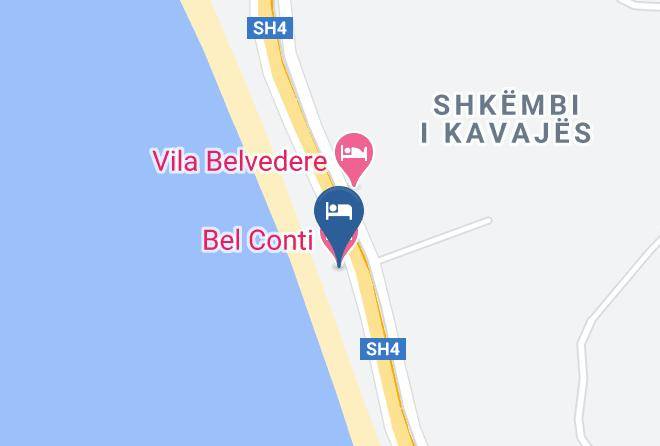 Bel Conti Hotel Map