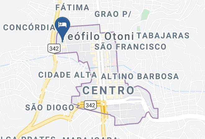 Teofilo Otoni - Bel Park Hotel Maps