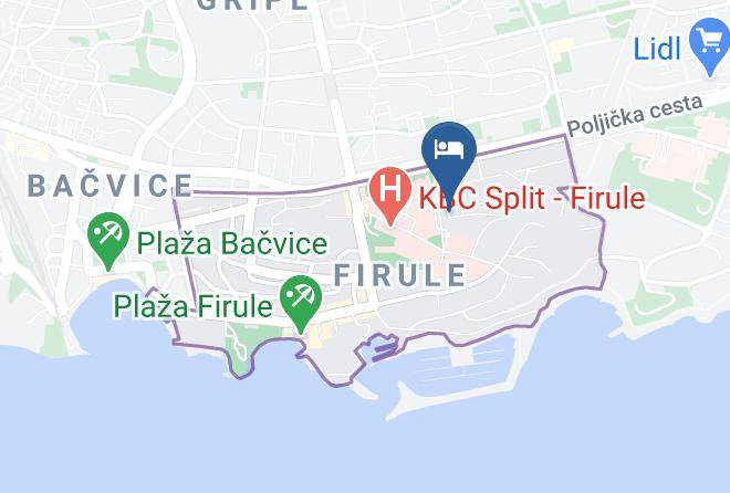 Split - Bel Residence Maps
