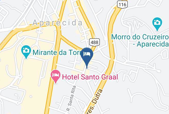 Aparecida - Bel's Palace Hotel Maps