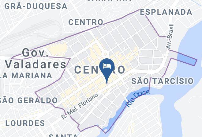 Governador Valadares - Bel Vic Hotel Maps