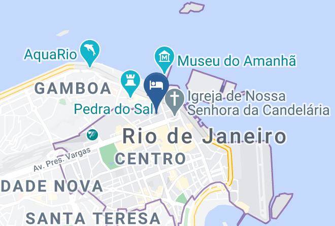 Rio De Janeiro Centro - Bela Vista Clube Hotel Maps