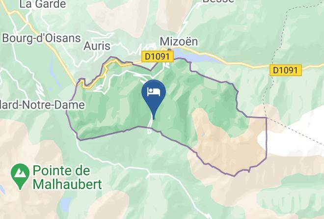 Belambra Clubs L'oree Des Pistes Map