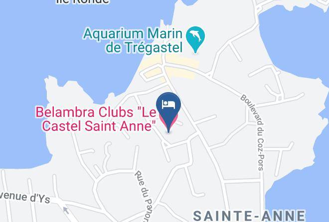 Cotes D Armor - Belambra Clubs Le Castel Saint Anne Maps