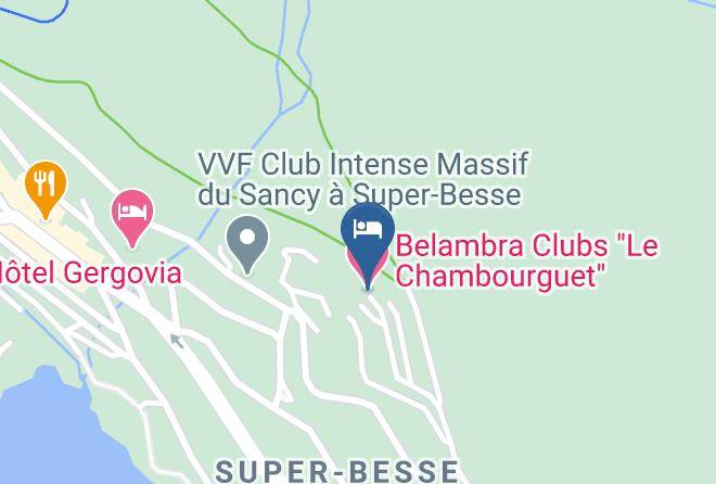 Belambra Clubs Le Chambourguet Map