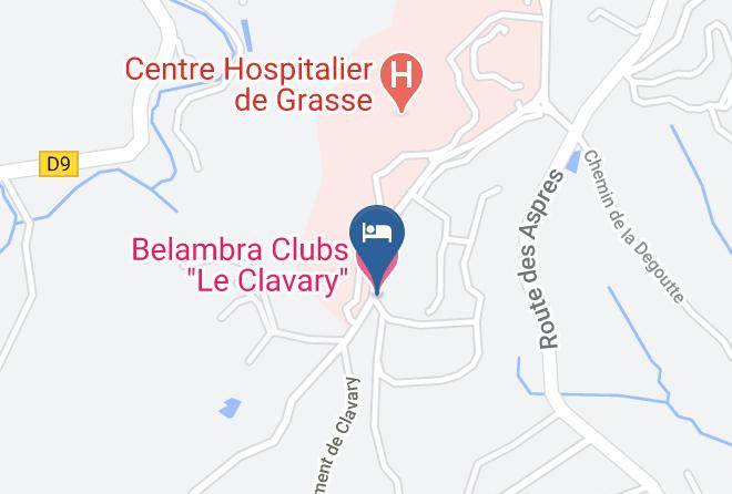 Maritime Alps - Belambra Clubs Le Clavary Maps