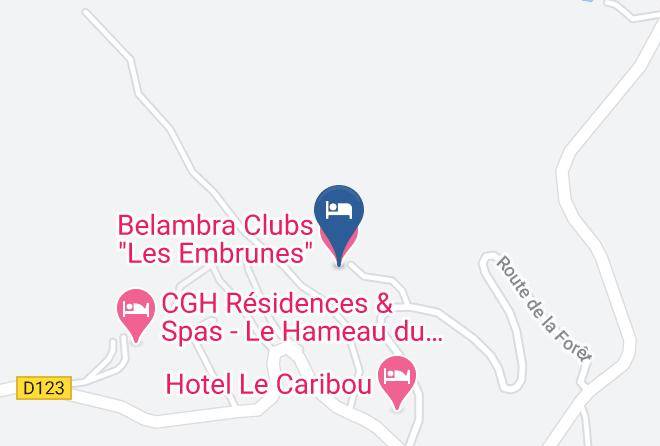 Savoie - Belambra Clubs Les Embrunes Maps