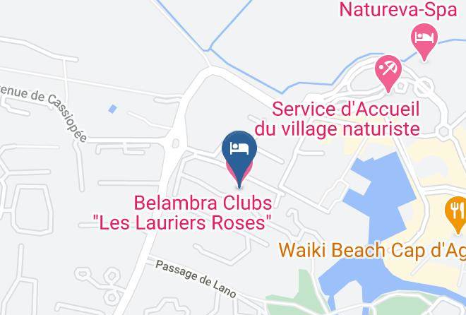 Herault - Belambra Clubs Les Lauriers Roses Maps