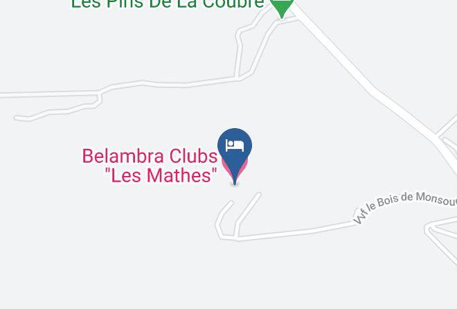 Belambra Clubs Les Mathes Map